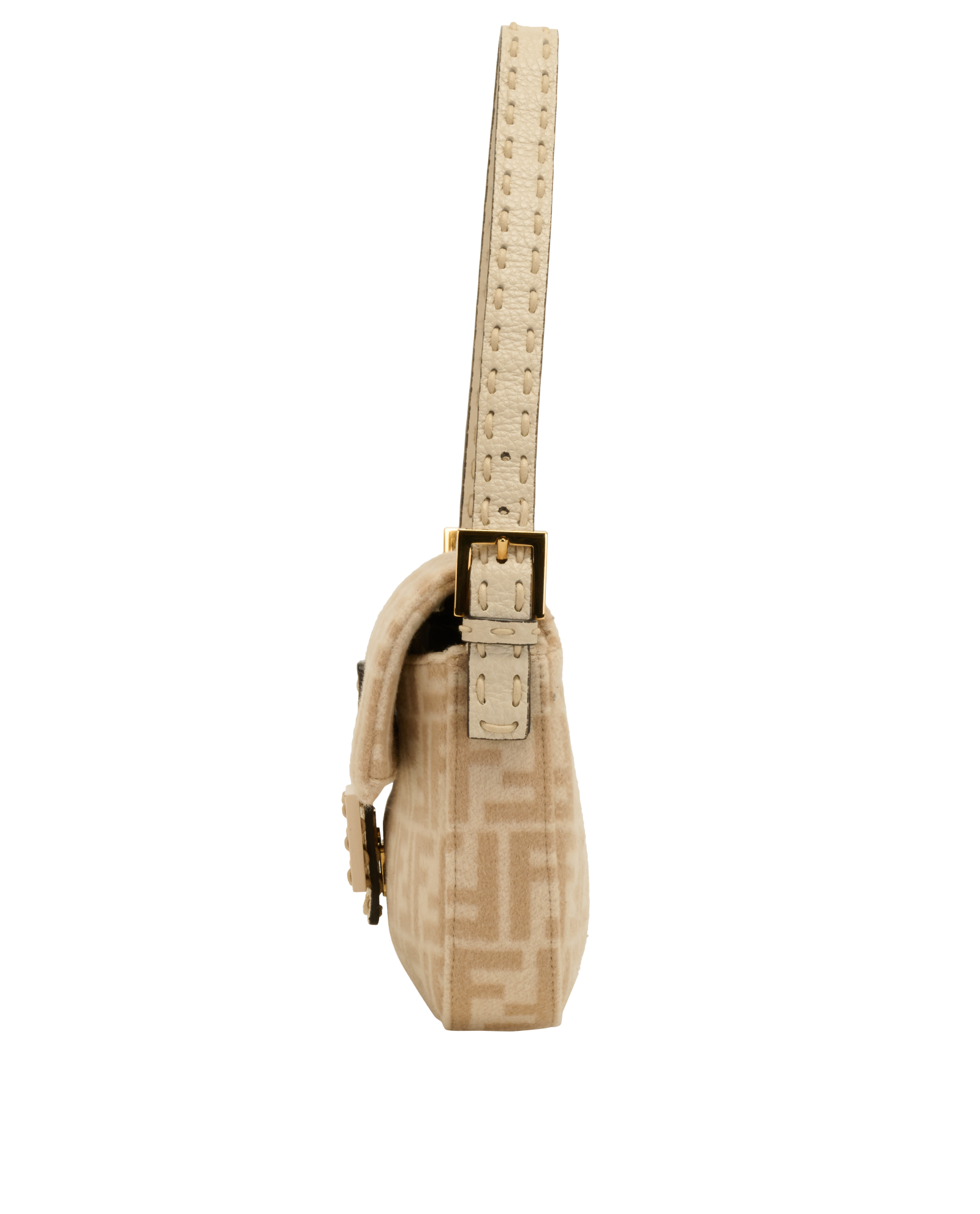 Selleria Zucca Baguette 1997, &pound;1,100, Handbags, Beige, Wool, Bottom view